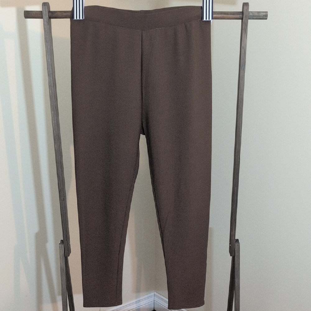 Brown Athletic Stretch Pants